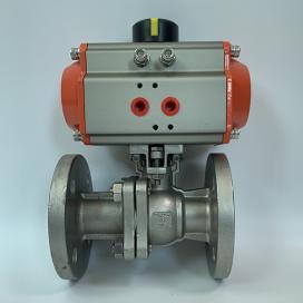 氣動不銹鋼法蘭球閥